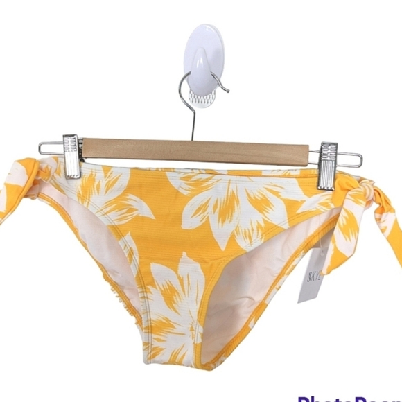 #SIS Skye Yellow Floral Sunflower 2-Piece Tropical Tankini Set sz Large  NWT - Picture 7 of 14